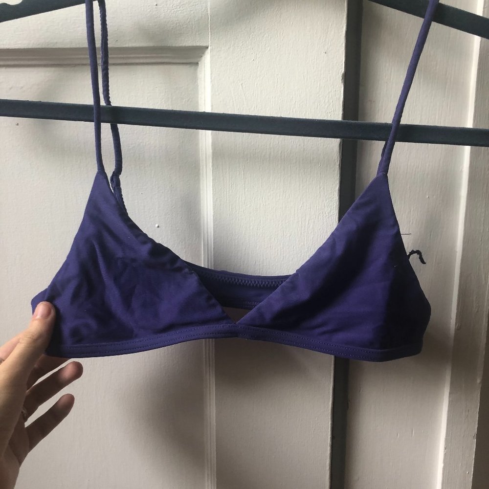 tropic of c bikini top ischia in iris small (No Longer sold) - Picture 2 of 5